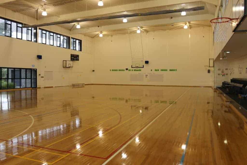 Basketball court facilities at Wheelers Hill Campus, Caulfield Grammar School