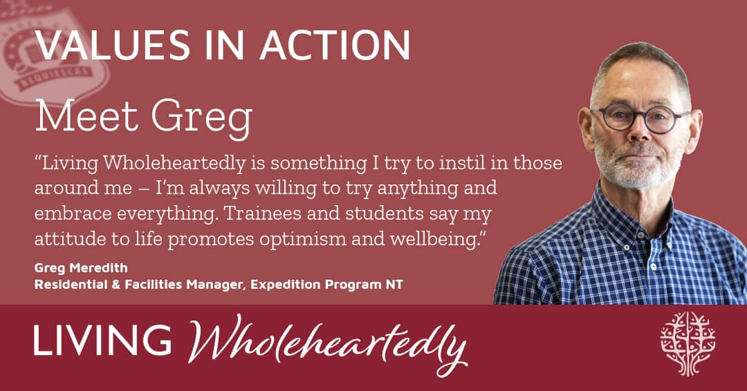 Values In Action Meet Greg Caulfield Grammar School