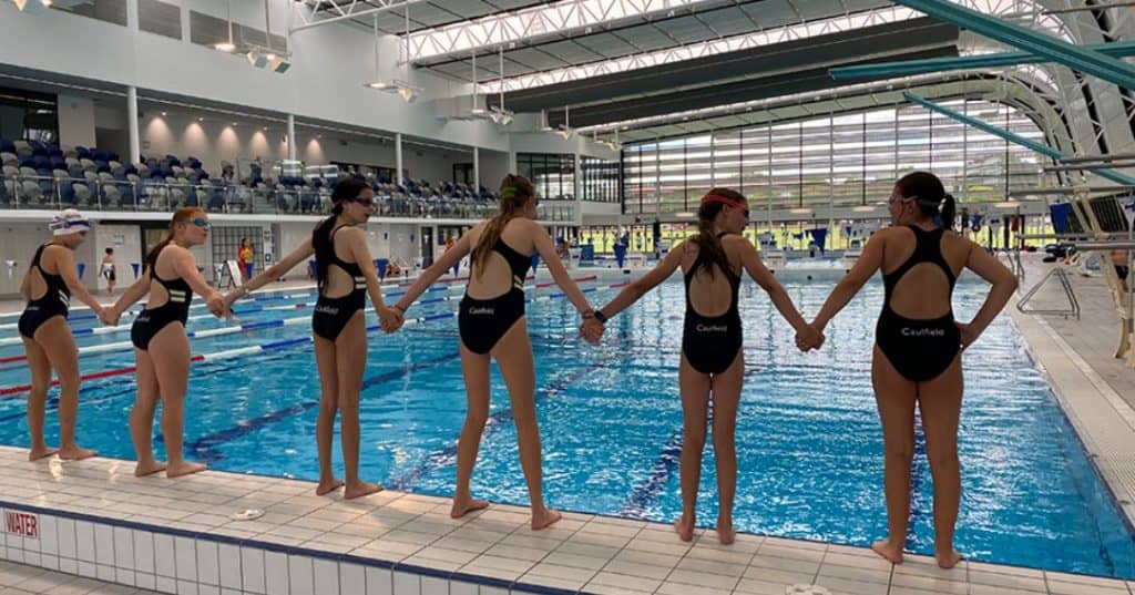 Malvern Campus students swimming at Caulfield Grammar School Caulfield Campus Aquatic Centre 2022